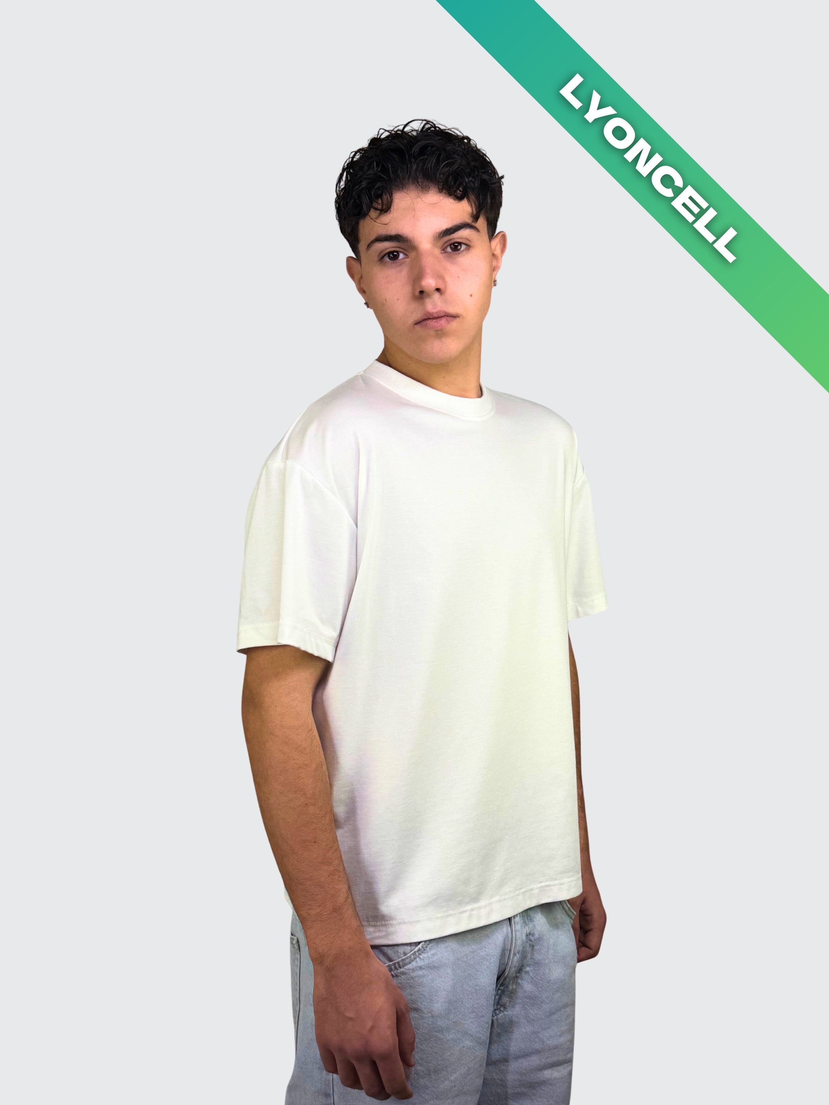 T-shirt Lyoncell white 190 GSM