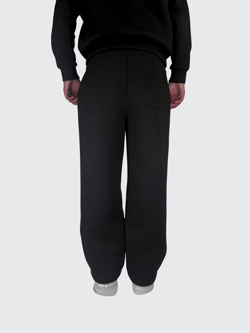 SWEATPANTS Black 310 GSM 100% Cotone