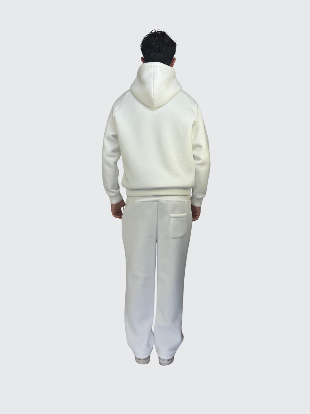 FULL TRACKSUIT WHITE 310GSM 100% Cotone