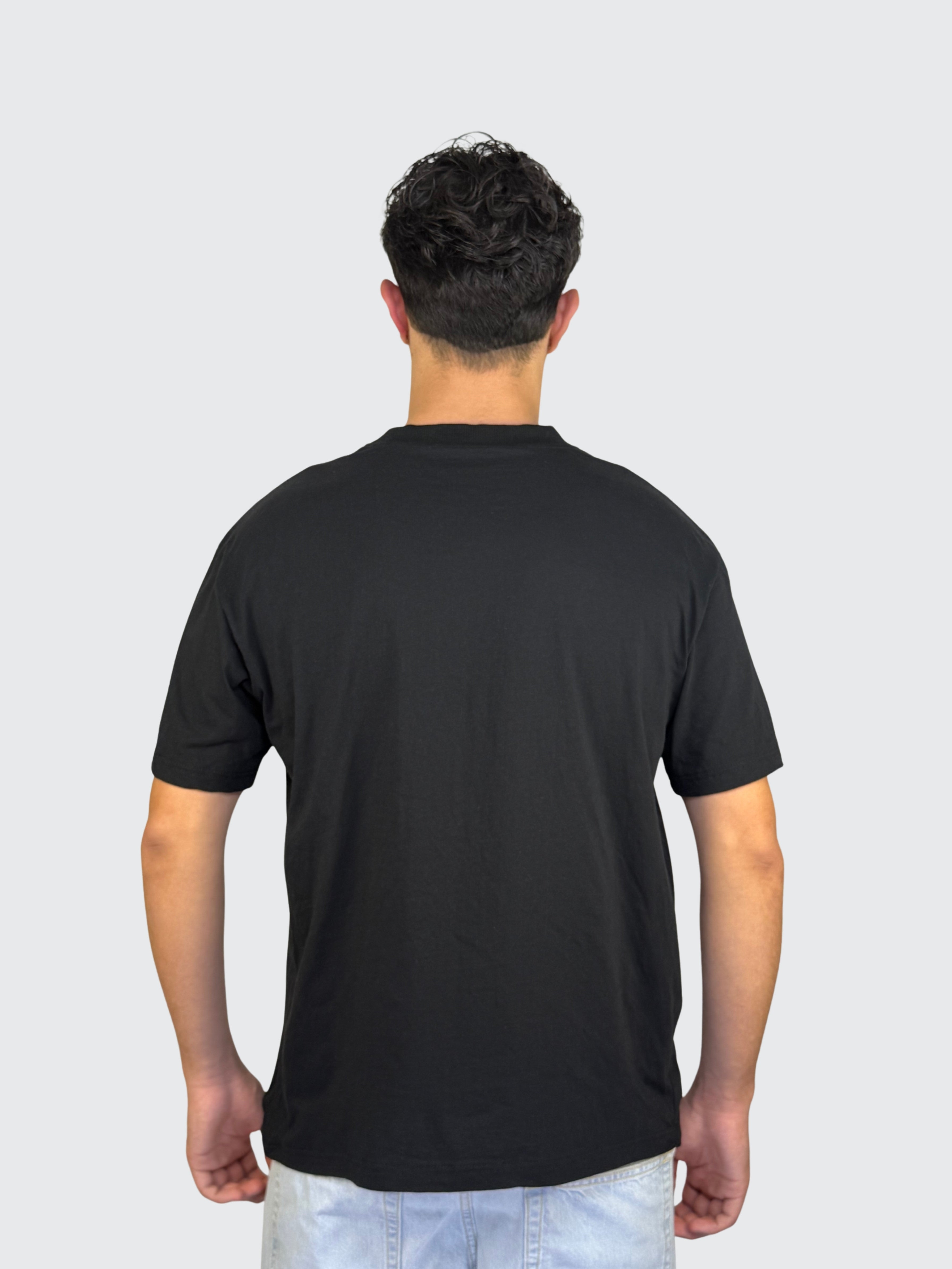 Premium Black T-shirt 190 GSM 100% cotton