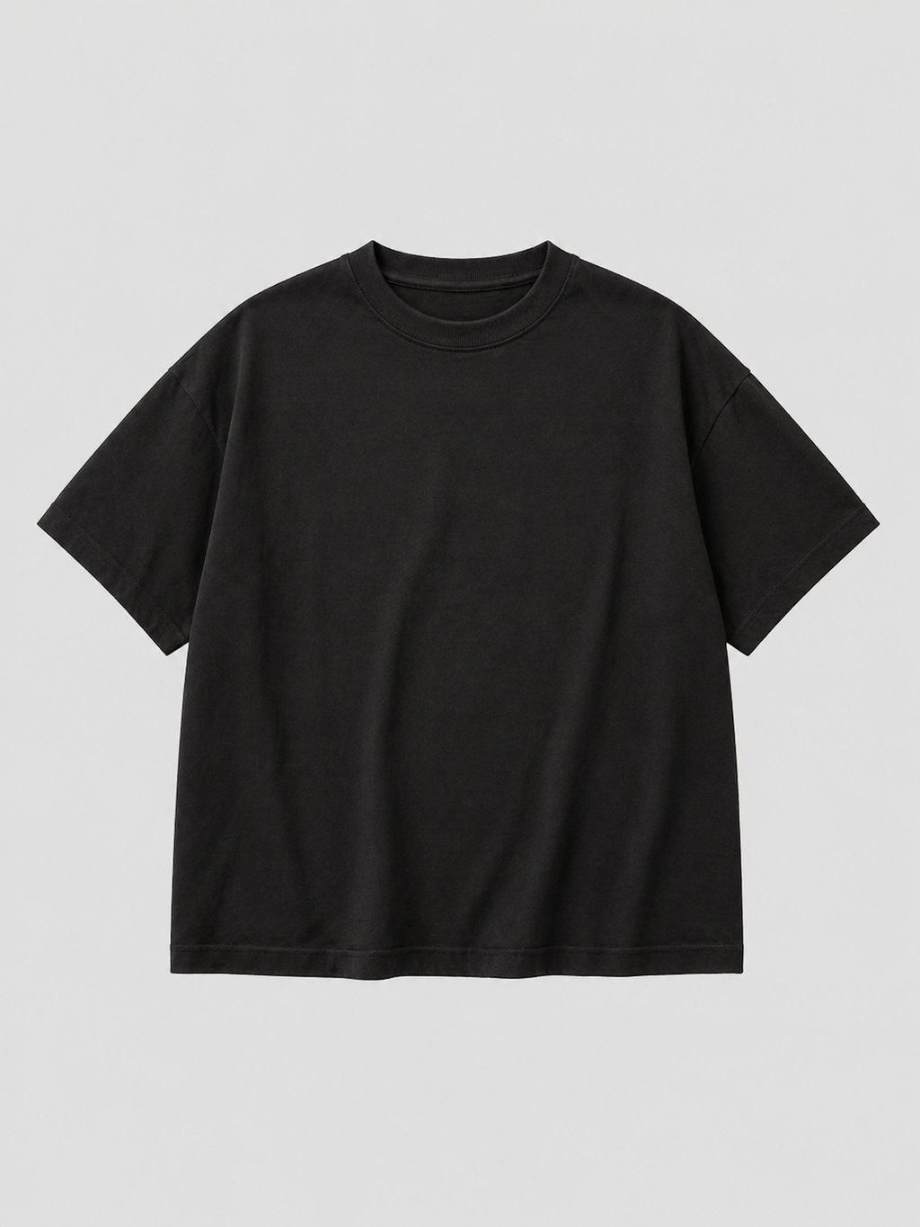 T-shirt 220 GSM 100% cottone CROPPATA