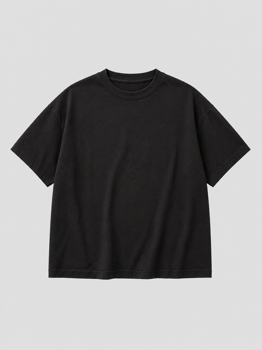 T-shirt 220 GSM 100% cottone CROPPATA